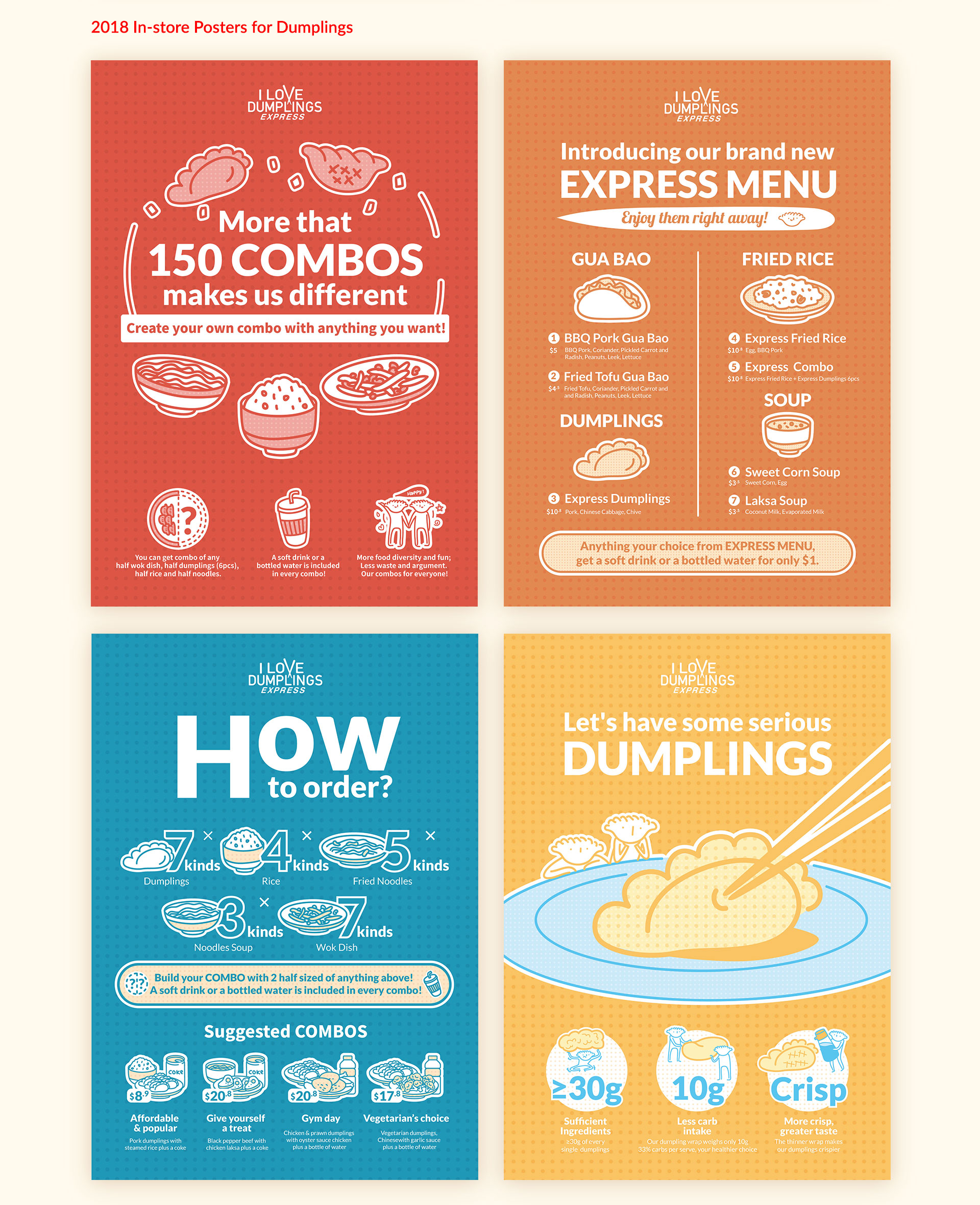 restaurant posters by Z Creative Studio Branding & Graphic Design Melbourne