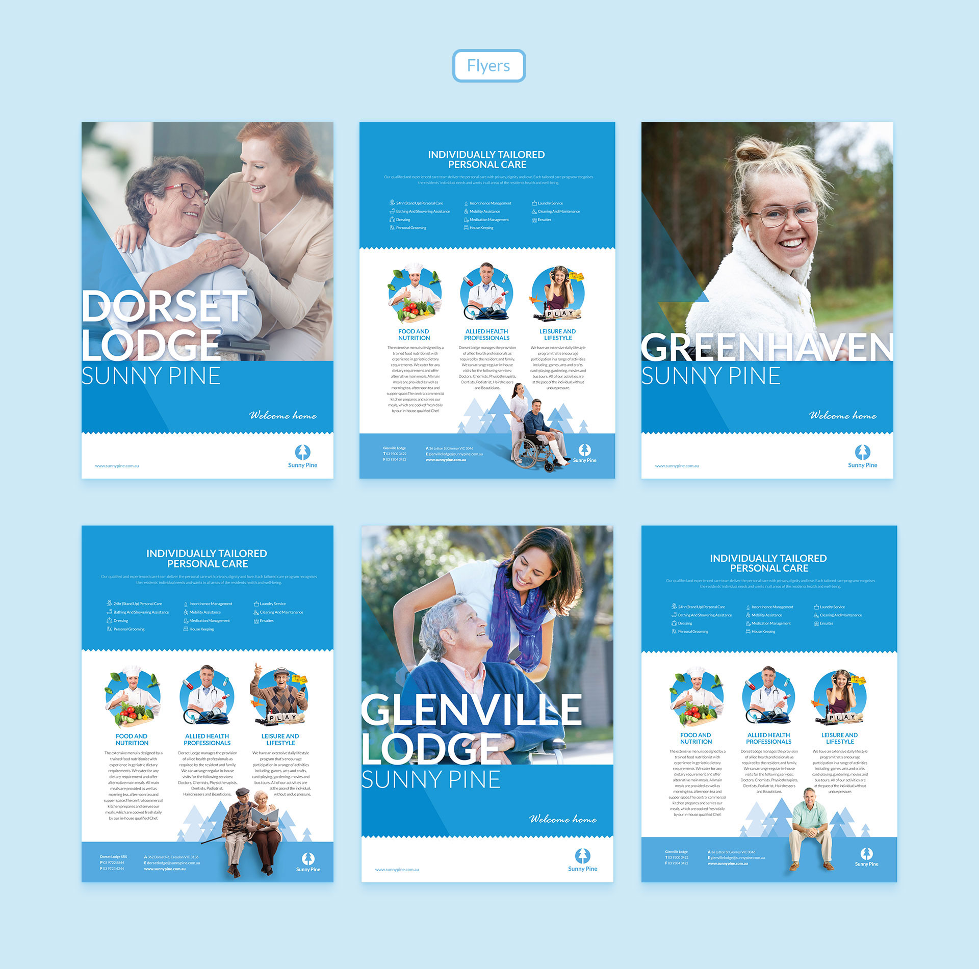 Assisted living and Age care Branding by Z Creative Studio Branding & Graphic Design Melbourne