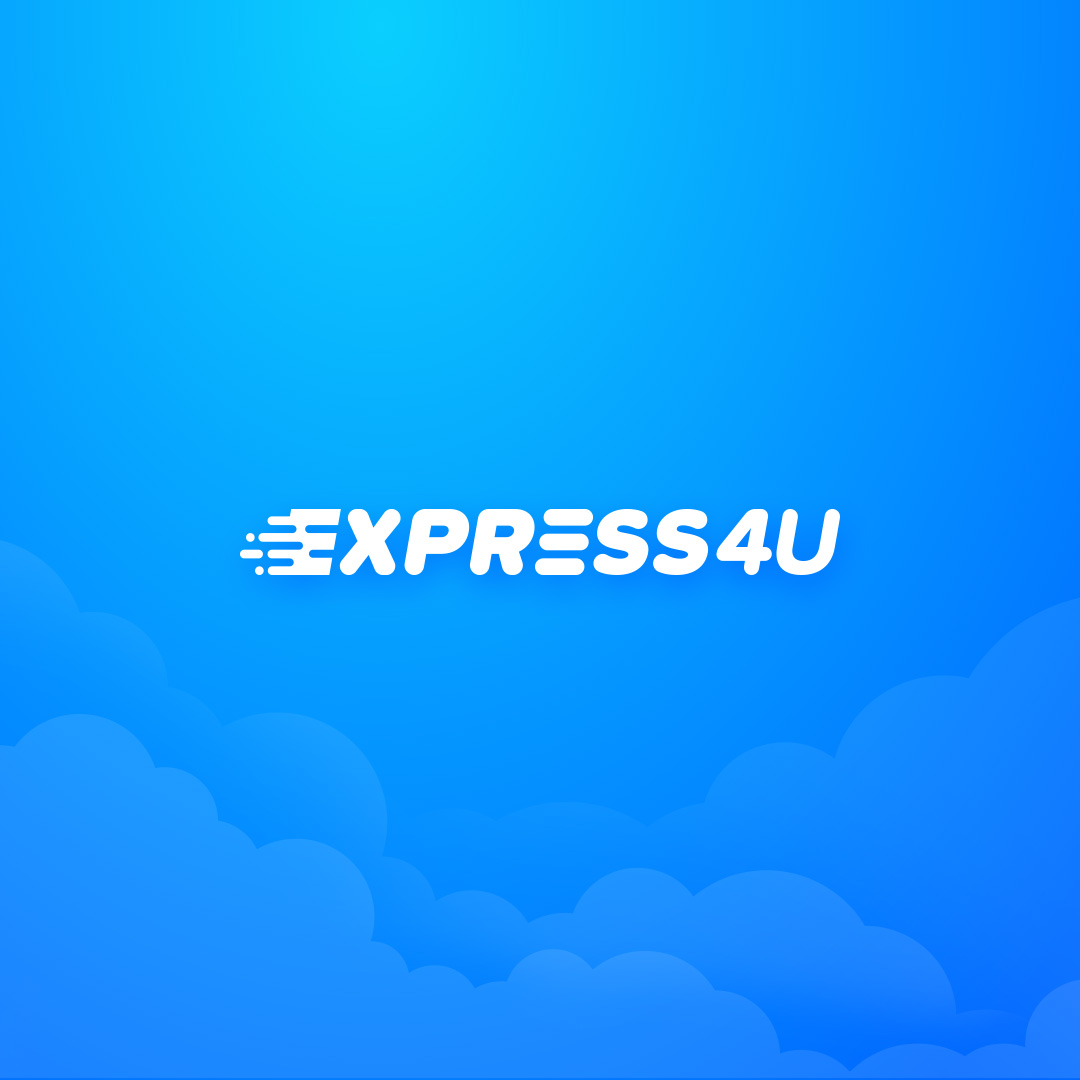 Express4U delivery branding ui design by Z Creative Studio Branding & Graphic Design Melbourne